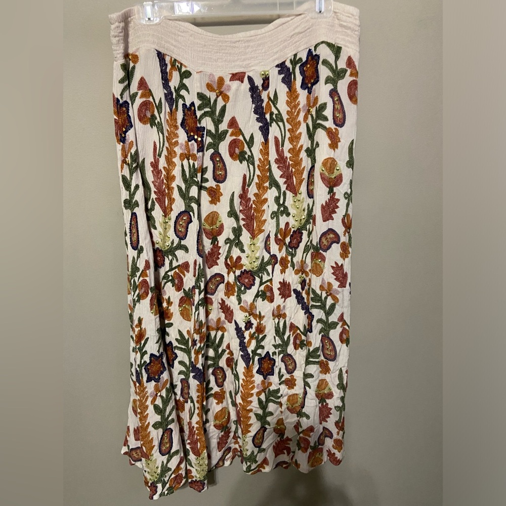 Soft Surroundings Floral Print Women's Skirt